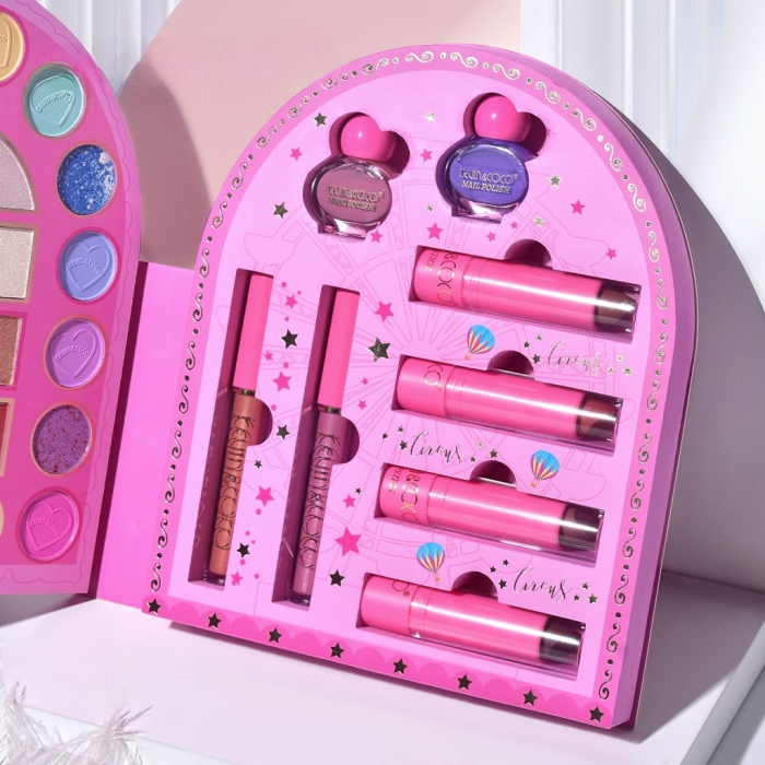 Set 9 Produse de Machiaj, KEVIN & COCO, Arch Circus, 27 culori, 17 x 22.5 x 3.3 cm [4]