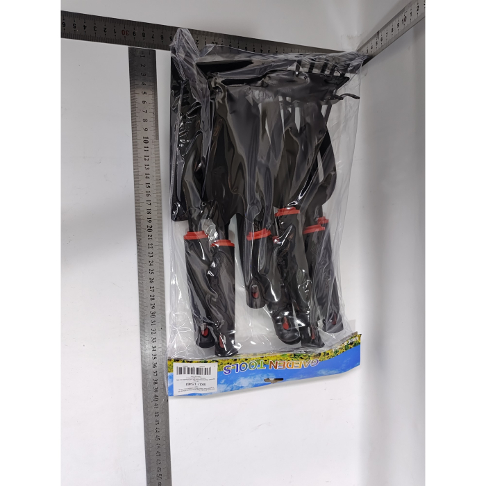 Set 9 Unelte de Gradina , pentru Plantare Prelucrare Sol si Ingrijire Plante, Material PVC si cardboard, 25 x 14.5 cm, negru [7]