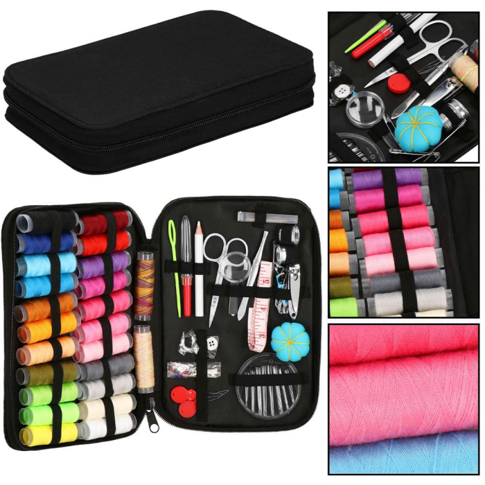 Set articole de cusut cu geanta de depozitare, 100 piese [35]