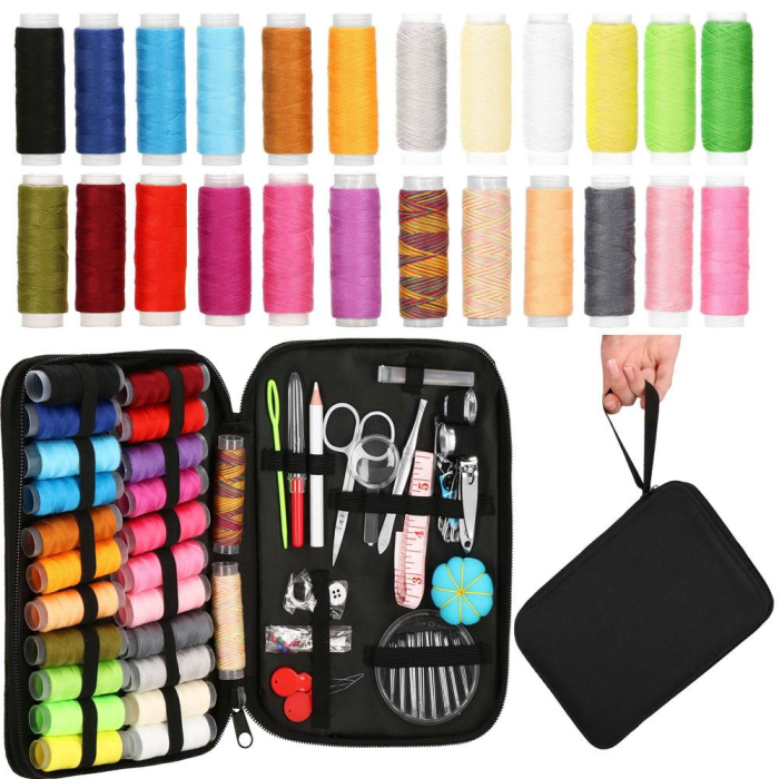 Set articole de cusut cu geanta de depozitare, 100 piese [42]