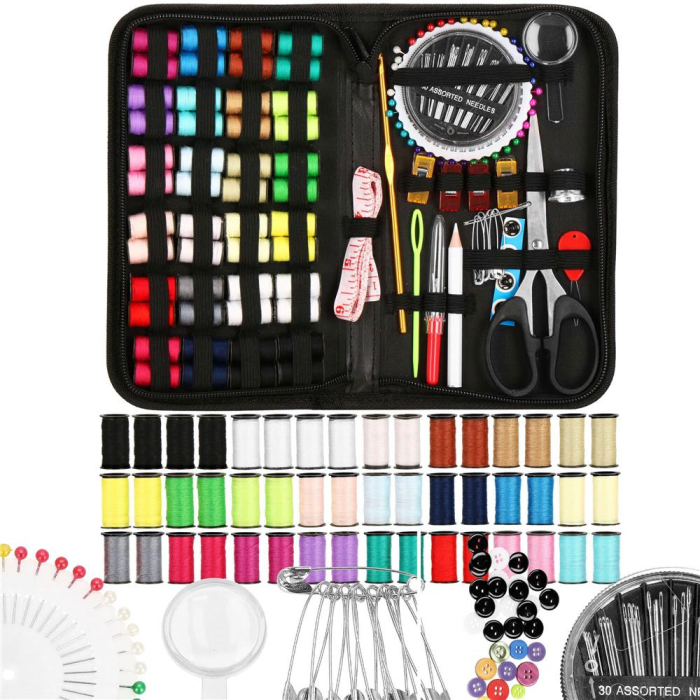 Set articole de cusut cu geanta de depozitare, 172 piese [40]