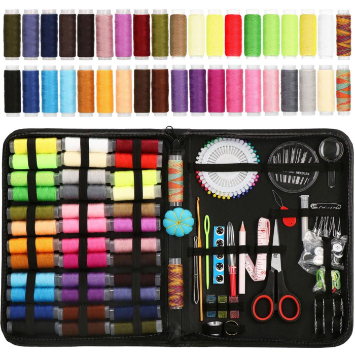Set articole de cusut cu geanta de depozitare, 183 piese [56]