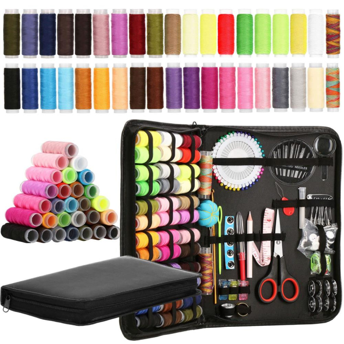 Set articole de cusut cu geanta de depozitare, 183 piese [55]