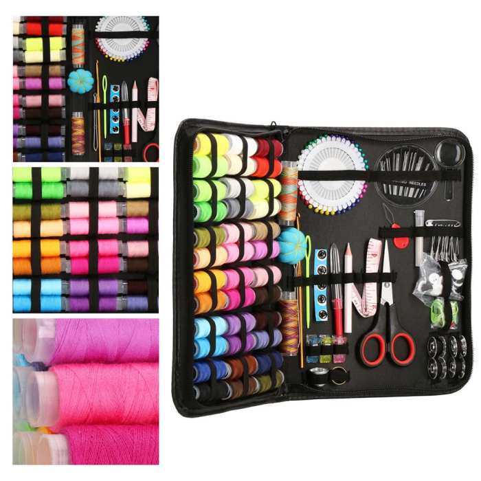 Set articole de cusut cu geanta de depozitare, 183 piese [58]