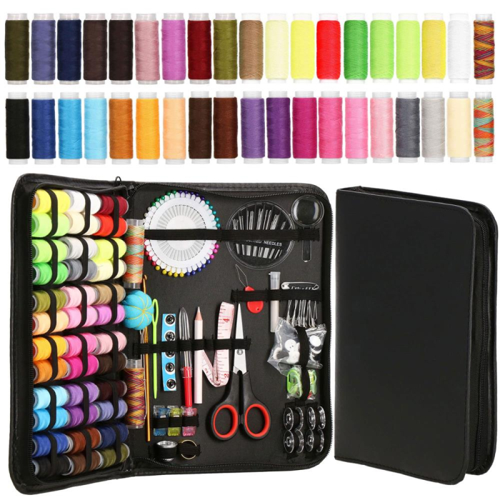 Set articole de cusut cu geanta de depozitare, 183 piese [54]