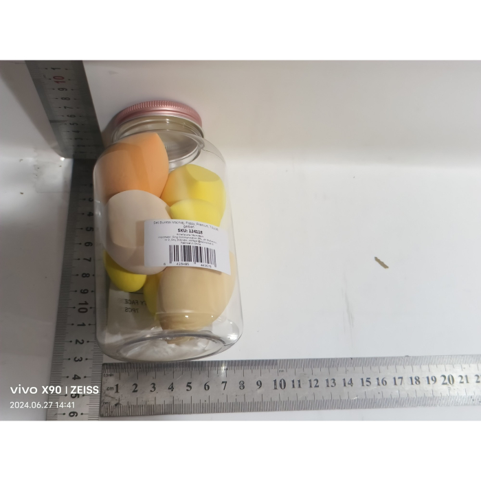 Set Buretei Machiaj, , Premium, 7 bucati, galben [9]