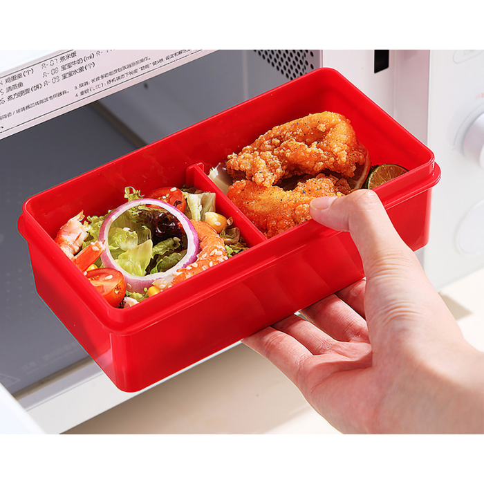 Set caserole pentru pranz interactive, , cuburi de construit, plastic, multicolor [2]