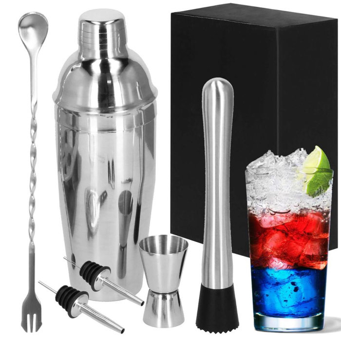 Set Cocktail Shaker Kit pentru barmani 550ml, KI13, 6 piese [19]