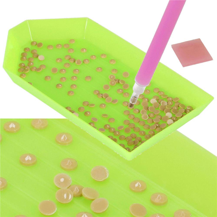 Set de accesorii pentru broderie cu diamante 5D, 22 piese, cu geanta depozitare [9]