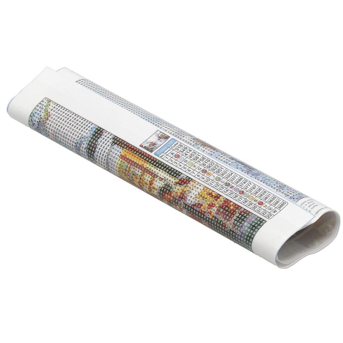 Set de broderie cu diamante 5D, 30x40cm, model Alee in parc [14]