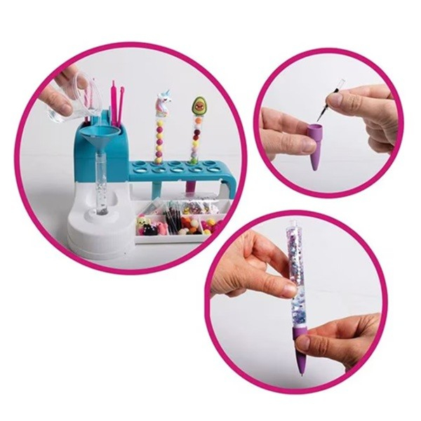 Set de Creatie, , Stiloul Magic, +6 Ani, peste 50 de Accesorii, Laborator de Creatie Pixuri, 34 x 31 x 8 cm, Multicolor [2]