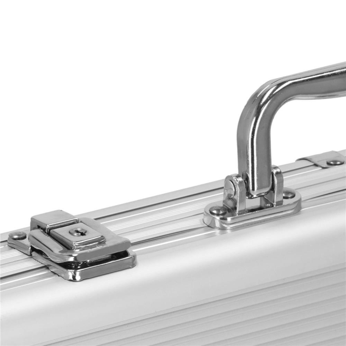 Set de Poker Complex cu 500 de jetoane, covoras verde, 2 seturi de carti, 5 zaruri, in servieta aluminiu [6]