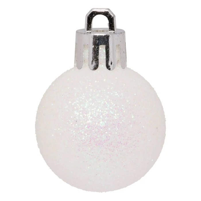 Set decoratiuni Craciun, 44 piese, cu globuri, ghirlanda si varf de brad, ab [6]