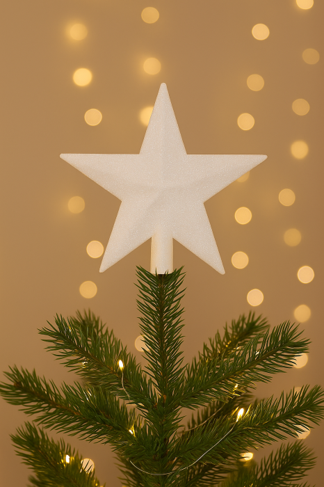 Set decoratiuni Craciun, 44 piese, cu globuri, ghirlanda si varf de brad, ab [14]