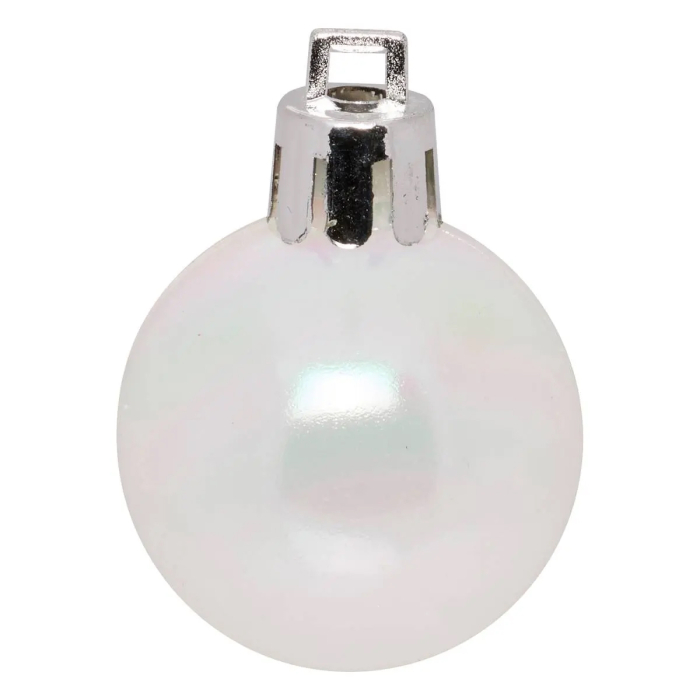 Set decoratiuni Craciun, 44 piese, cu globuri, ghirlanda si varf de brad, ab [7]