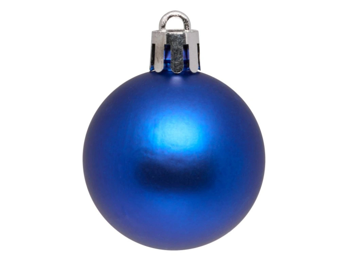 Set decoratiuni pentru brad Quiet Times, 60 piese, alb, albastru, argintiu [2]