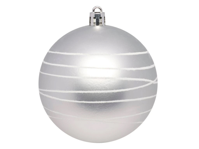 Set decoratiuni pentru brad Quiet Times, 60 piese, alb, albastru, argintiu [15]