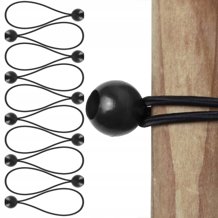 Set elastice cu bila pentru fixare prelate sau bannere, reutilizabile, 10 bucati [7]