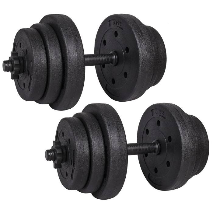 Set gantere reglabile 20kg (2x10kg) din compozit [3]