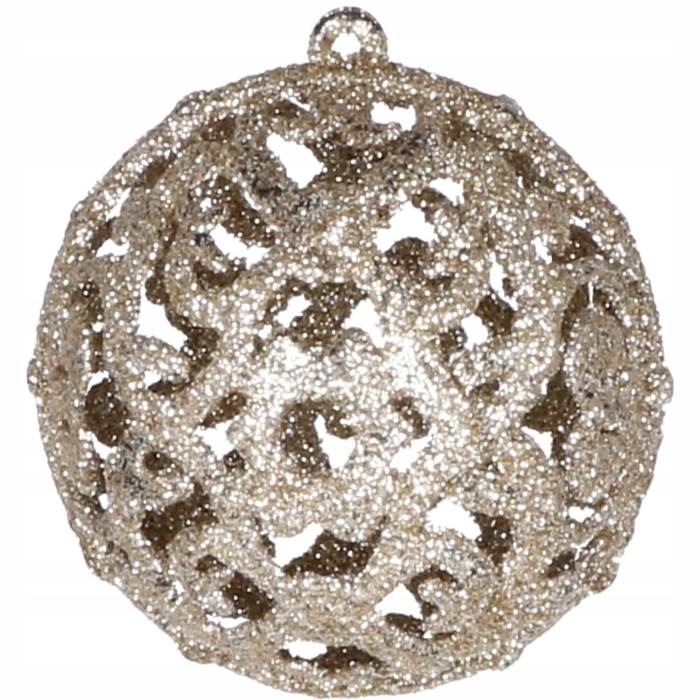 Set globuri de Craciun, 100 bucati, 3-6cm, auriu [3]