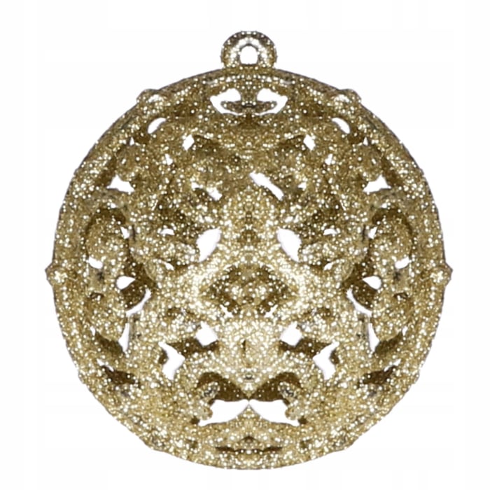 Set globuri de Craciun, 100 bucati, 3-6cm, negru auriu [5]
