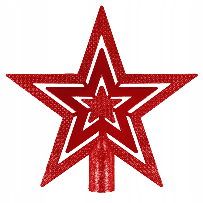 Set globuri de Craciun, 100 bucati, 3-6cm, rosu auriu [10]