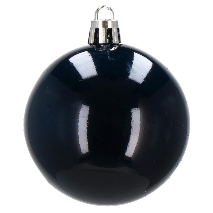 Set globuri de Craciun, 20 bucati, 3 modele, 4cm, albastru marin [8]