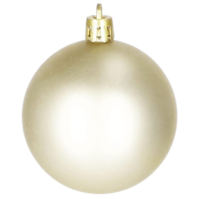 Set globuri de Craciun, 20 bucati, 5 modele, 6cm, auriu [9]