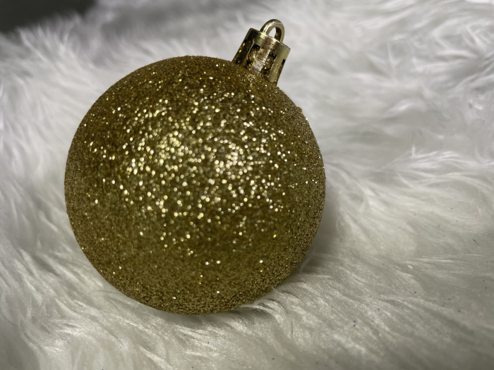 Set globuri de Craciun, 30 bucati, 3 modele, 6cm, auriu [28]