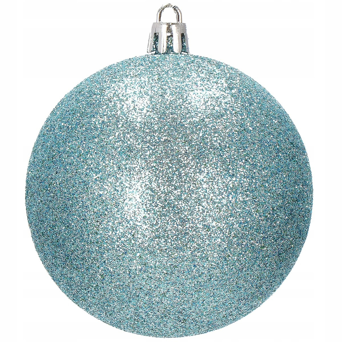 Set globuri de Craciun, 30 bucati, 6 modele, 8cm, albastru [8]