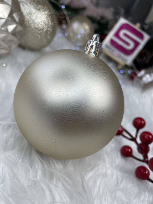 Set globuri de Craciun, 30 bucati, 6 modele, 8cm, auriu [12]