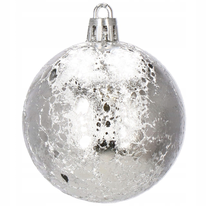 Set globuri de Craciun Inedit, 30 bucati, 6cm, transparente si albastru [3]
