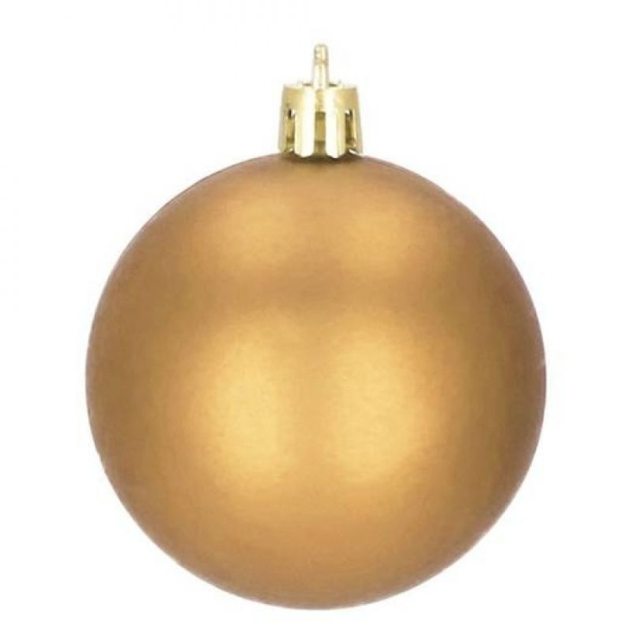 Set globuri si decoratiuni de Craciun, 51 piese, diverse dimensiuni, auriu [4]