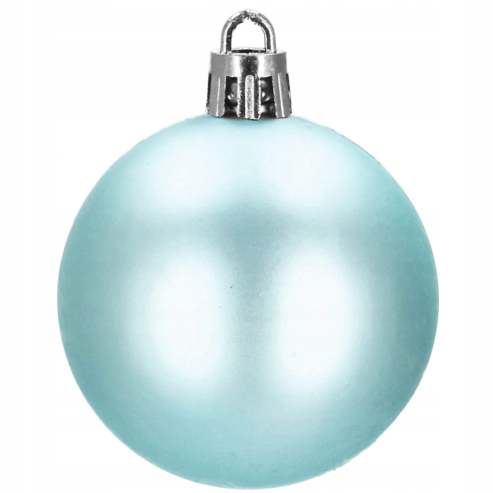 Set globuri si decoratiuni de Craciun, 72 piese, diverse dimensiuni, albastru [6]