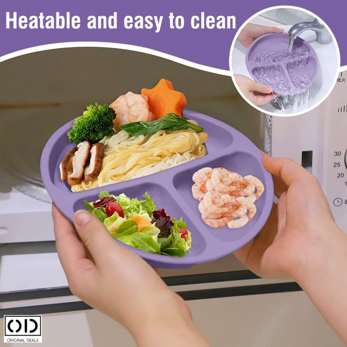 Set hranire bebelusi Diversificare Bebelusi Retete pentru Diversificare Bebelusi Alimente pentru Diversificare bebelusi tacamuri bebelusi furculite bebe silicon lingura bebe Furculita din silicon [15]