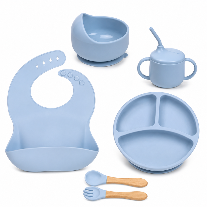Set hranire bebelusi Diversificare Bebelusi Retete pentru Diversificare Bebelusi Alimente pentru Diversificare bebelusi tacamuri bebelusi furculite bebe silicon lingura bebe Furculita din silicon [24]
