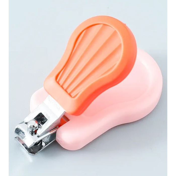 Set Ingrijire Unghii pentru Bebelusi, , Cutie de Depozitare in Forma de Ursulet, 10 x 9.5 cm, Roz [4]