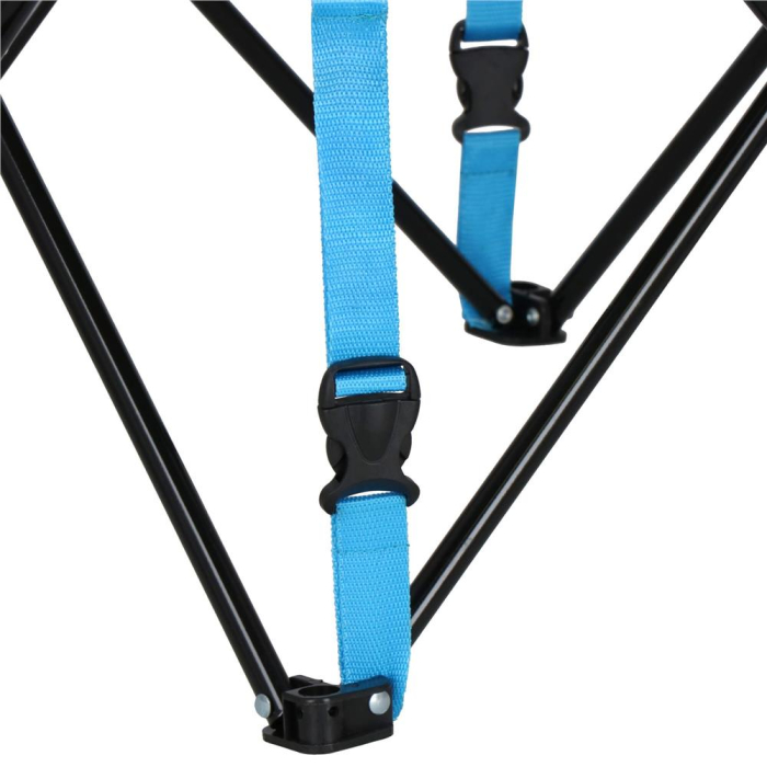 Set masa pliabila cu 2 scaune, structura metalica, husa transport, 47x47x45 cm, gri [12]