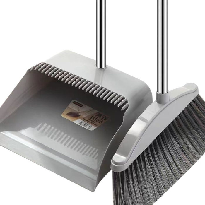 Set matura, faras cu coada si matura silicon, , Pentru uz casnic, Plastic/Otel, Gri, 90 x 72 x 100 cm [3]