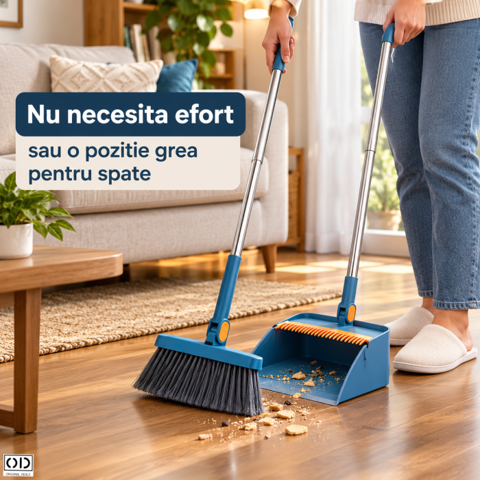 Set Matura si Faras cu Coada, Dinti Tip Pieptene, Pliabil, Albastru, ORIGINAL DEALS [8]