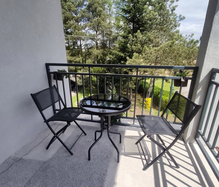 Set mobilier gradina Sersimo Oneiro, 2 scaune pliabile, 1 masa, negru [4]