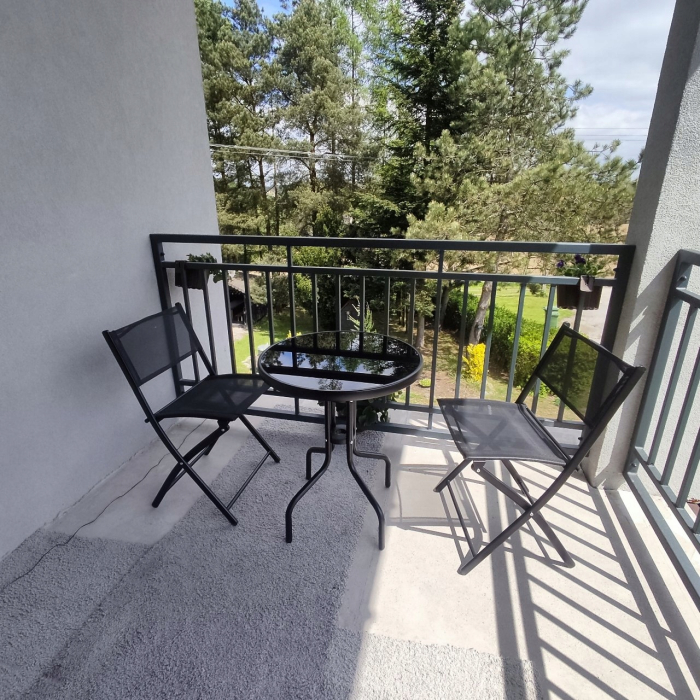 Set mobilier gradina Sersimo Oneiro, 2 scaune pliabile, 1 masa, negru [5]