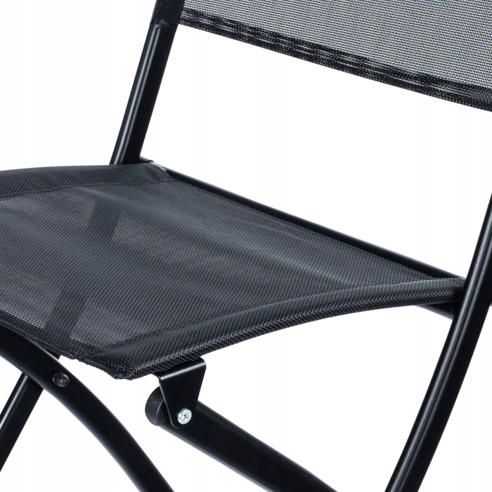 Set mobilier gradina Sersimo Oneiro, 2 scaune pliabile, 1 masa, negru [17]