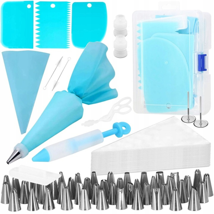 Set patiserie, 83 piese cu sabloane pentru ornarea prajiturilor [8]