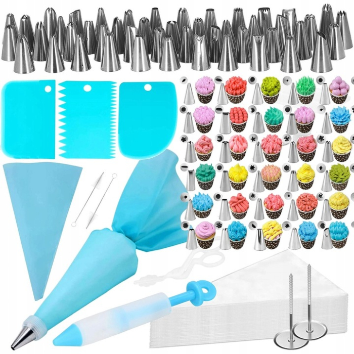 Set patiserie, 83 piese cu sabloane pentru ornarea prajiturilor [2]