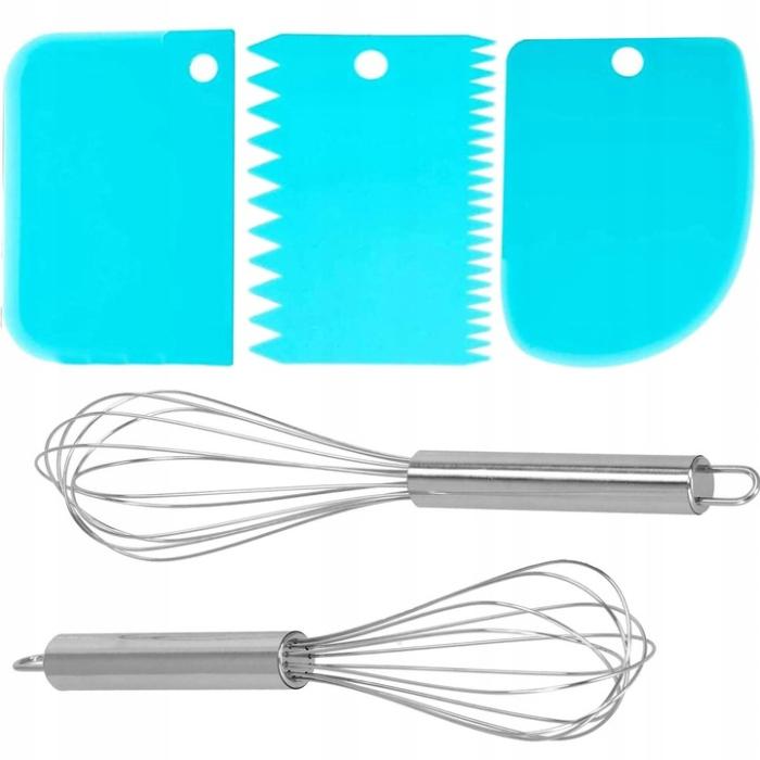 Set patiserie cu platou rotativ si 4 tavi de copt, 345 piese cu sabloane pentru ornarea prajiturilor [8]