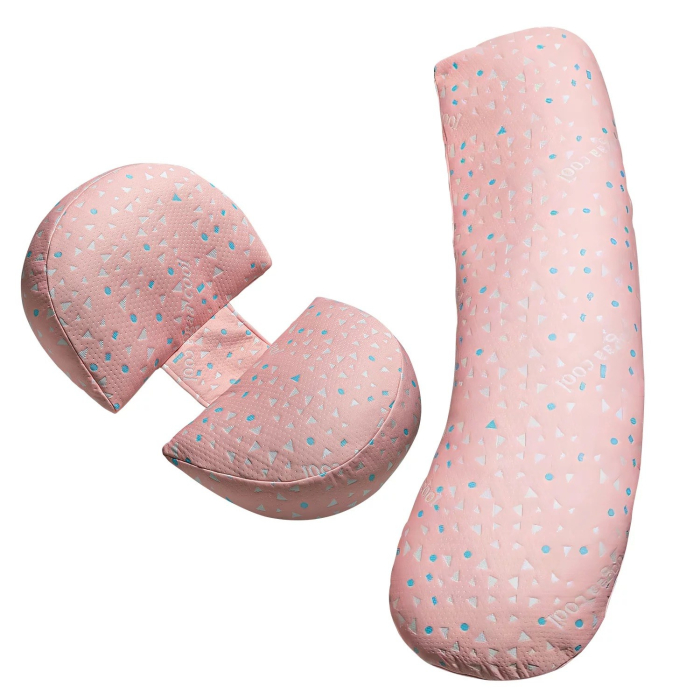 Set Perna pentru Gravide, , Husa Detasabila, Spuma Moale, Utilizare in Forma H si U, Reglabila, Latime Ajustabila, Proactive, Roz [5]