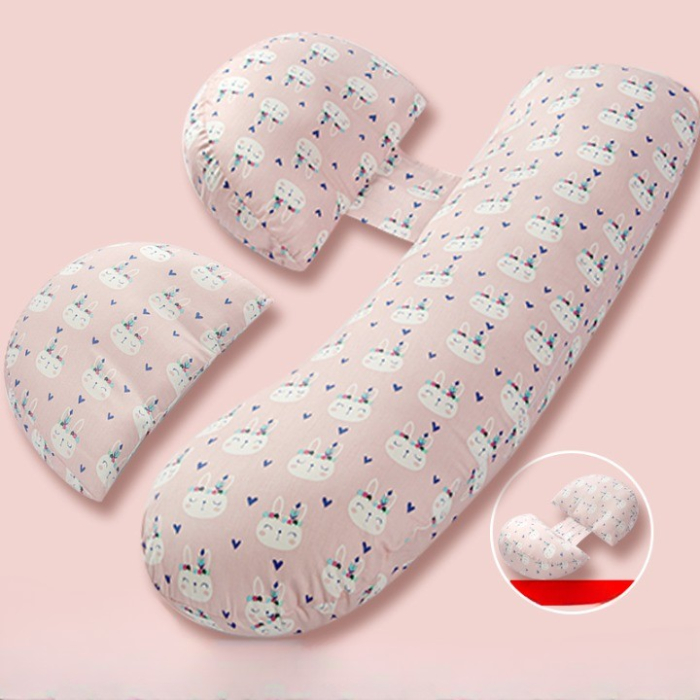 Set Perna pentru Gravide, , Husa Detasabila, Spuma Moale, Utilizare in Forma H si U, Reglabila, Latime Ajustabila, Proactive, Roz Deschis [3]