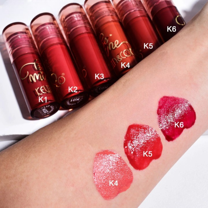 Set Rujuri de Buze Lucioase, KEVIN &amp; COCO, Be Mine 3 Culori, Lip-Gloss, 11 x 7.3 x 2.7cm, Roz-Rosu, Varianta B [2]