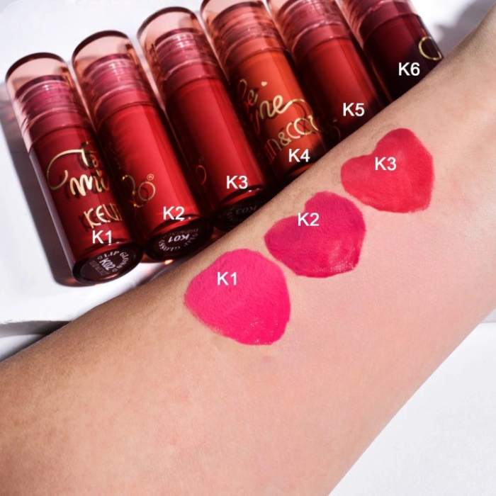 Set Rujuri de Buze Mate, KEVIN &amp; COCO, Be Mine 3 Culori, Lip-Gloss, 11 x 7.3 x 2.7cm, Roz, Varianta A [2]